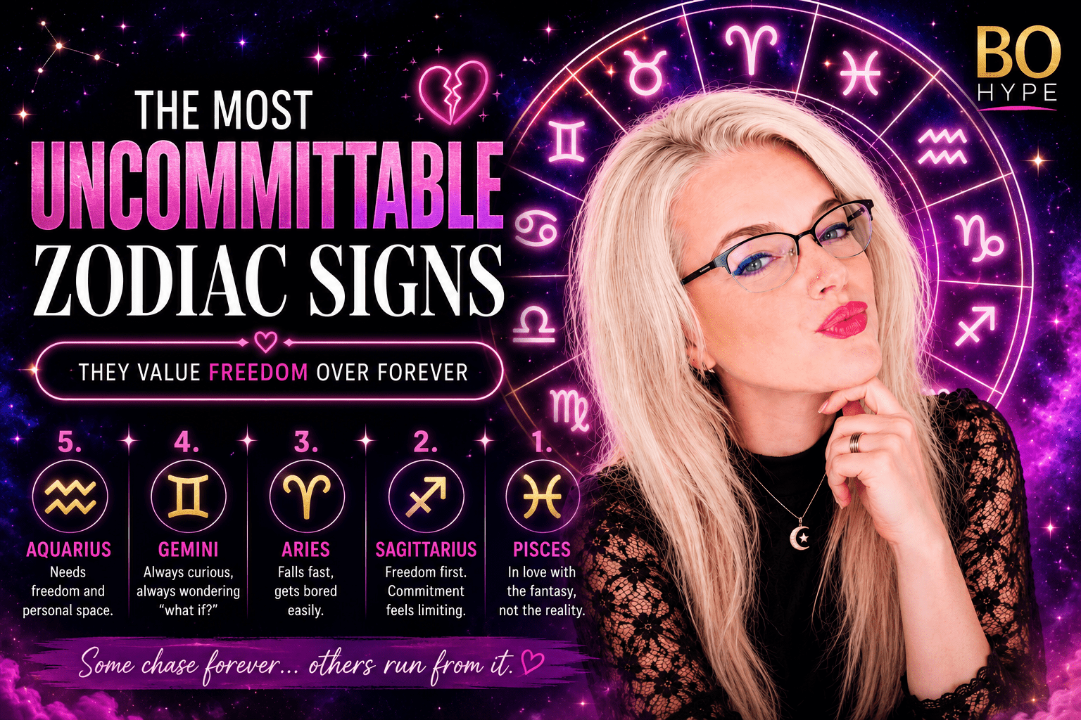 The Most Uncommittable Zodiac Signs