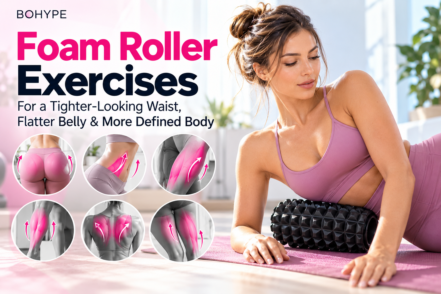 Foam Roller Exercises for a Tighter-Looking Waist, Flatter Belly & More Defined Body